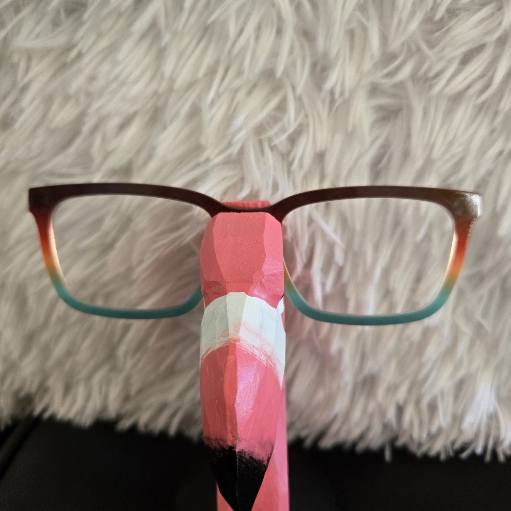 Stylish Brown and Green Glasses - Picture 2 of 3